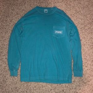 PINK VS Teal Long Sleeve